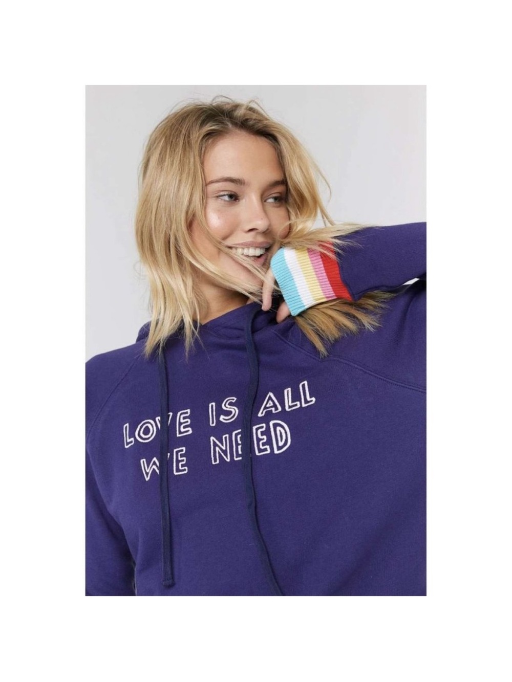 Spiritual Gangster Love is All We Need Soft Hoodie Size Large - Picture 3 of 7